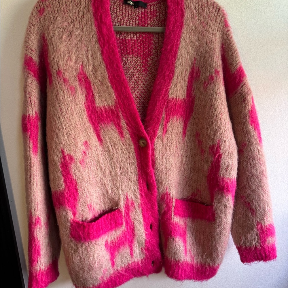Maje My Llama Cardigan Sweater. Size 1. Excellent condition - Picture 4 of 6